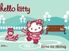 Hello Kitty ice skating wallpaper
