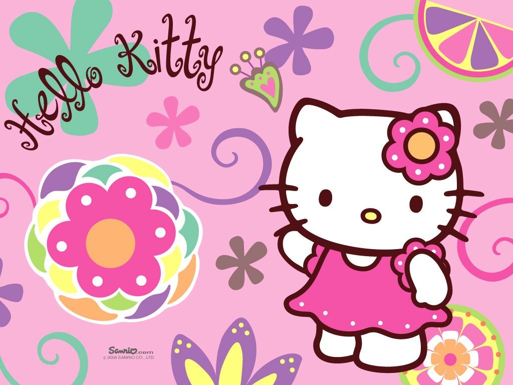 animasi bergerak hello kitty untuk powerpoint