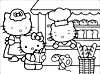 Printable Hello Kitty Coloring picture 