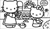 Free printable Hello Kitty Coloring Pictures
