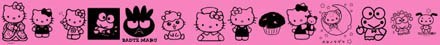 hello kitty dingbats