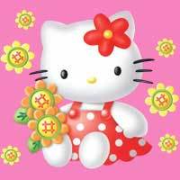 hello kitty pictures flowers