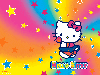 Hello Kitty Rainbow wallpaper