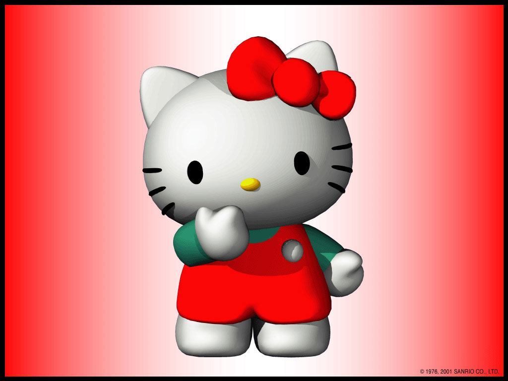 Hello Kitty Wallpapers 3D picture image