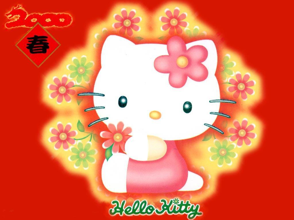 Red Hello Kitty Wallpaper