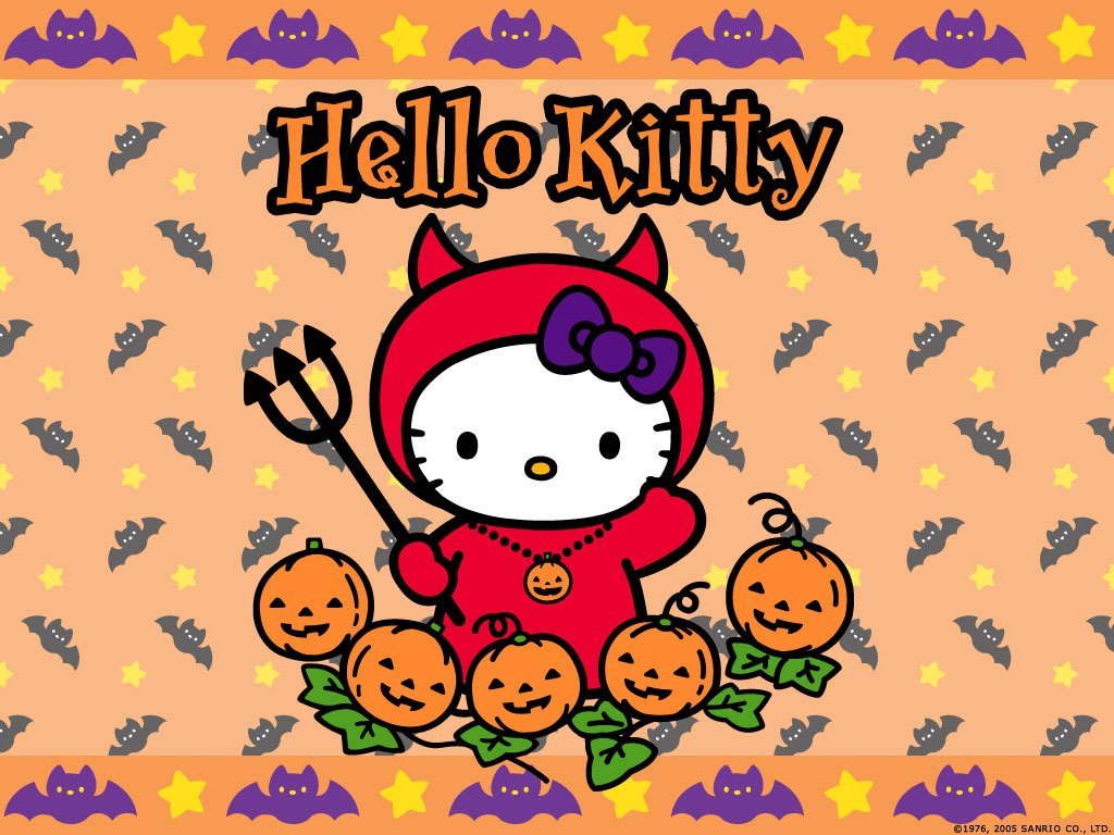 Hello Kitty Halloween Wallpaper